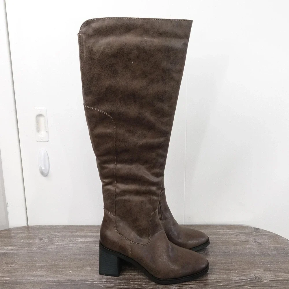 New! Frye And Co Lyanna Boots Womens‎ Size 6 Brown Over The Knee Riding